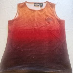 Shaded Red Harley Davidson Tank